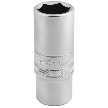 Draper DT-MM/MS Draper Expert 6 Point Metric Deep Socket, 3/8 inch  Sq. Dr., 19mm - Code: 16586 - Pack Qty 1