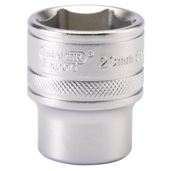 Draper H-MM/MS 6 Point Metric Socket, 1/2 inch  Sq. Dr., 23mm - Code: 16614 - Pack Qty 1