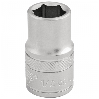 Draper H-AF/MS 6 Point Imperial Socket, 1/2 inch  Sq. Dr., 1/2 inch  - Code: 16626 - Pack Qty 1
