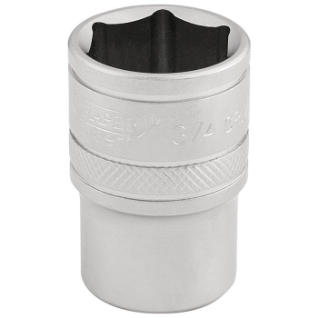 Draper H-AF/MS 6 Point Imperial Socket, 1/2 inch  Sq. Dr., 3/4 inch  - Code: 16631 - Pack Qty 1