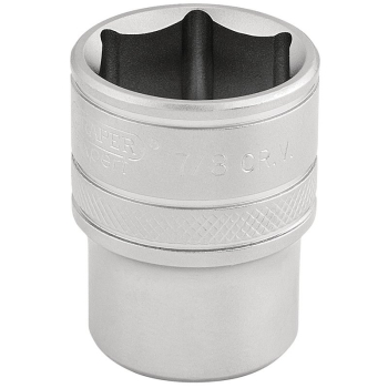 Draper H-AF/MS 6 Point Imperial Socket, 1/2 inch  Sq. Dr., 7/8 inch  - Code: 16632 - Pack Qty 1