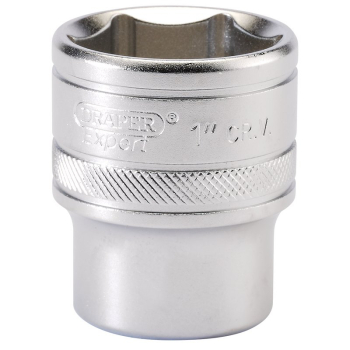Draper H-AF/MS 6 Point Imperial Socket, 1/2 inch  Sq. Dr., 1 inch  - Code: 16634 - Pack Qty 1