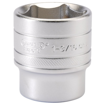 Draper H-AF/MS 6 Point Imperial Socket, 1/2 inch  Sq. Dr., 1.3/16 inch  - Code: 16638 - Pack Qty 1