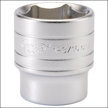 Draper H-AF/MS 6 Point Imperial Socket, 1/2 inch  Sq. Dr., 1.3/16 inch  - Code: 16638 - Pack Qty 1