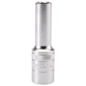 Draper HT-MM/MS 6 Point Metric Deep Socket, 1/2 inch  Sq. Dr., 10mm - Code: 16642 - Pack Qty 1