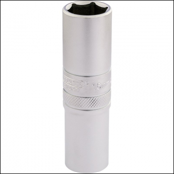 Draper HT-MM/MS 6 Point Metric Deep Socket, 1/2 inch  Sq. Dr., 16mm - Code: 16648 - Pack Qty 1