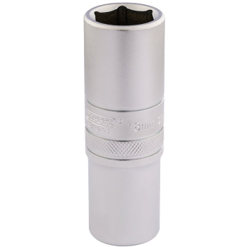 Draper HT-MM/MS 6 Point Metric Deep Socket, 1/2 inch  Sq. Dr., 18mm - Code: 16650 - Pack Qty 1