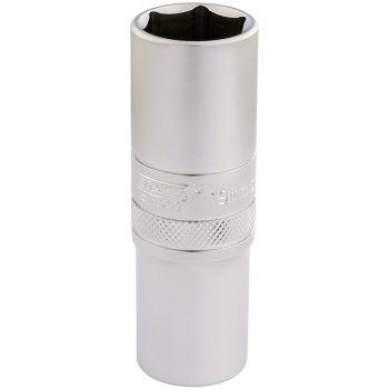 Draper HT-MM/MS 6 Point Metric Deep Socket, 1/2 inch  Sq. Dr., 19mm - Code: 16651 - Pack Qty 1