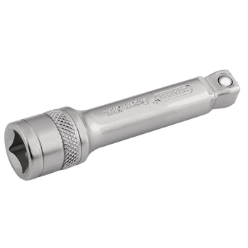 Draper D-WEXT/MS Draper Expert Satin Chrome Wobble Extension Bar, 3/8 inch  Sq. Dr., 75mm - Code: 16743 - Pack Qty 1