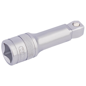 Draper H-WEXT/MS Satin Chrome Wobble Extension Bar, 1/2 inch  Sq. Dr., 75mm - Code: 16761 - Pack Qty 1