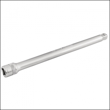 Draper H-WEXT/MS Satin Chrome Wobble Extension Bar, 1/2 inch  Sq. Dr., 250mm - Code: 16763 - Pack Qty 1