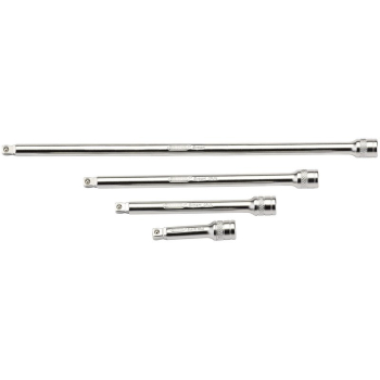 Draper B-WEXT/4 Wobble Extension Bar Set, 1/4 inch  Sq. Dr., Micro Satin Chrome (4 Piece) - Code: 16766 - Pack Qty 1