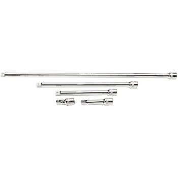 Draper D-EXT/B/5 Draper Expert Extension Bar Set, 3/8 inch  Sq. Dr., Polished Chrome (5 Piece) - Code: 16767 - Pack Qty 1
