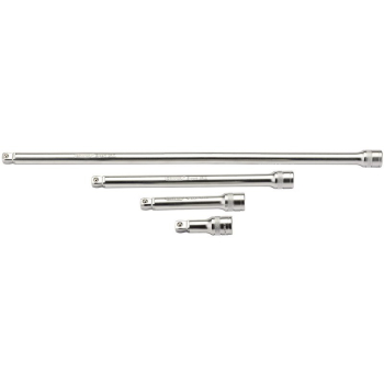 Draper H-WEXT/4 Wobble Extension Bar Set, 1/2 inch  Sq. Dr., Micro Satin Chrome (4 Piece) - Code: 16770 - Pack Qty 1