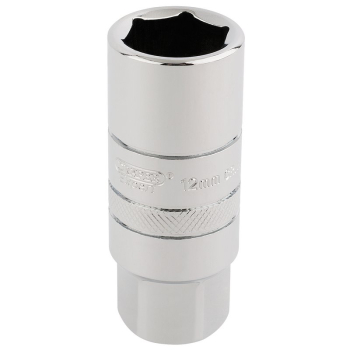 Draper DT-PLUG/B 12mm Thread 6 Point Spark Plug Socket, 3/8 inch  Sq. Dr., 18mm - Code: 16773 - Pack Qty 1