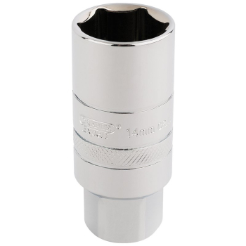 Draper DT-PLUG/B 14mm Thread 6 Point Spark Plug Socket, 3/8 inch  Sq. Dr., 21mm - Code: 16774 - Pack Qty 1