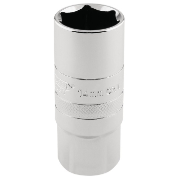 Draper HT-PLUG/B 14mm Thread 6 Point Spark Plug Socket, 1/2 inch  Sq. Dr., 21mm - Code: 16780 - Pack Qty 1