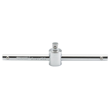 Draper B52/MS Draper Expert Satin Chrome Sliding T Bar, 1/4 inch  Sq. Dr. - Code: 16786 - Pack Qty 1