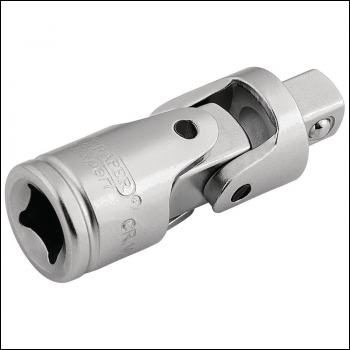 Draper B53/MS Satin Chrome Universal Joint, 1/4 inch  Sq. Dr. - Code: 16792 - Pack Qty 1
