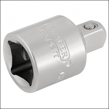 Draper D67A/B Socket Converter, 3/8 inch (F) x 1/4 inch (M) - Code: 16803 - Pack Qty 1
