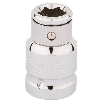 Draper H-BH/C Screwdriver Bit Holding Socket, 1/2 inch  Sq. Dr. x 10mm Hexagon - Code: 16811 - Pack Qty 1
