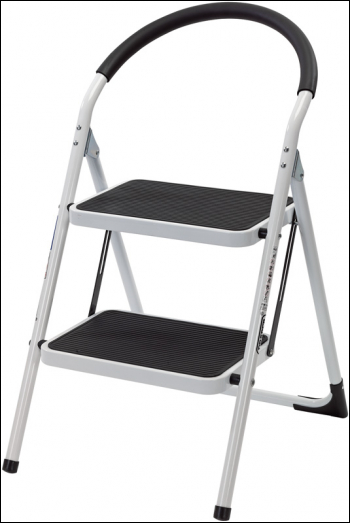 DRAPER 2 Step Steel Ladder - Pack Qty 1 - Code: 16827