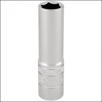 Draper DT-MM/MS Draper HI-TORQ® 6 Point Deep Socket, 3/8 inch  Sq. Dr., 11mm - Code: 17544 - Pack Qty 1