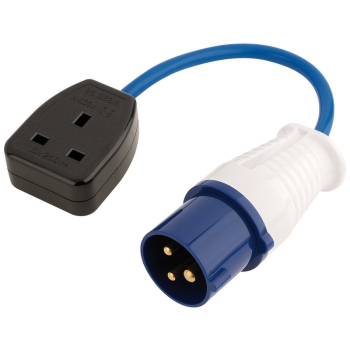 Draper 240VFL1 230V Adaptor Lead with 16A Plug to 13A Socket - Code: 17573 - Pack Qty 1