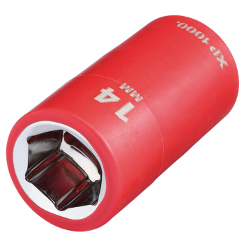 Draper XP1000-3/8-SOC XP1000® VDE Socket, 3/8 inch  Sq. Dr., 14mm - Code: 17641 - Pack Qty 1