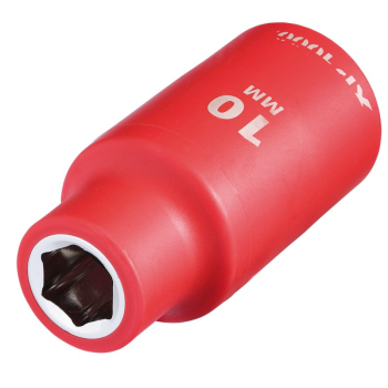 Draper XP1000-1/2-SOC XP1000® VDE Socket, 1/2 inch  Sq. Dr., 10mm - Code: 17720 - Pack Qty 1