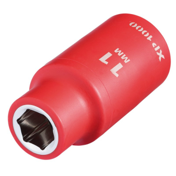 Draper XP1000-1/2-SOC XP1000® VDE Socket, 1/2 inch  Sq. Dr., 11mm - Code: 17734 - Pack Qty 1