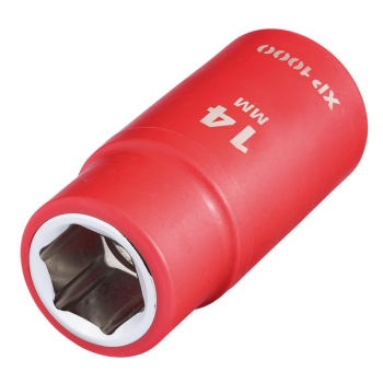 Draper XP1000-1/2-SOC XP1000® VDE Socket, 1/2 inch  Sq. Dr., 14mm - Code: 17761 - Pack Qty 1