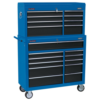 Draper DTKTC8D/RC11D Combined Roller Cabinet and Tool Chest, 19 Drawer, 40 inch  - Code: 17764 - Pack Qty 1