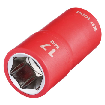 Draper XP1000-1/2-SOC XP1000® VDE Socket, 1/2 inch  Sq. Dr., 17mm - Code: 17841 - Pack Qty 1