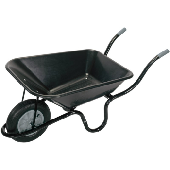 Draper PWB Heavy Duty Plastic Tray Contractors Wheelbarrow, 85L - Code: 17993 - Pack Qty 1