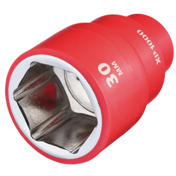 Draper XP1000-1/2-SOC XP1000® VDE Socket, 1/2 inch  Sq. Dr., 30mm - Code: 18045 - Pack Qty 1