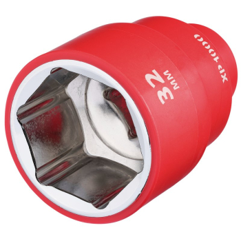 Draper XP1000-1/2-SOC XP1000® VDE Socket, 1/2 inch  Sq. Dr., 32mm - Code: 18046 - Pack Qty 1