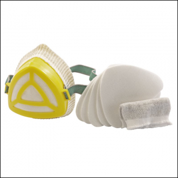 Draper FM2 Comfort Dust Mask and 5 Filters - Code: 18058 - Pack Qty 1