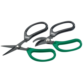 Draper GS/TP2 Soft Grip Garden Scissor Set (2 Piece) - Code: 18299 - Pack Qty 1