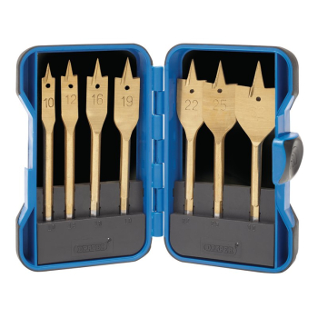 Draper EBS7WOOD Titanium Nitride Coated Flat Wood Bit Set (7 Piece) - Code: 18560 - Pack Qty 1