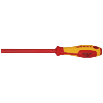 Draper 98 03 04 KNIPEX 98 03 04 VDE Insulated Nut Driver, 4.0 x 125mm - Code: 18733 - Pack Qty 1