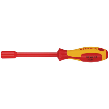 Draper 98 03 10 KNIPEX 98 03 10 VDE Insulated Nut Driver, 10.0 x 125mm - Code: 18740 - Pack Qty 1