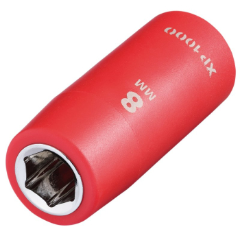 Draper XP1000-1/4-SOC XP1000® VDE Socket, 1/4 inch  Sq. Dr., 8mm - Code: 18752 - Pack Qty 1