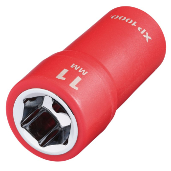 Draper XP1000-1/4-SOC XP1000® VDE Socket, 1/4 inch  Sq. Dr., 11mm - Code: 18794 - Pack Qty 1