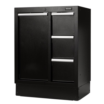 Draper MS400-PTBC BUNKER® Modular Power Tool Base Cabinet, 4 Drawer, 680mm - Code: 18843 - Pack Qty 1