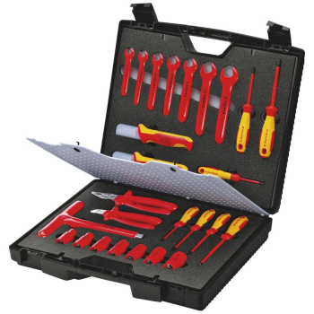 Draper 98 99 12 KNIPEX 98 99 12 Standard Tool Case With Insulated Tools, 26 Parts - Code: 18891 - Pack Qty 1