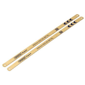 Draper 736/2 Draper Expert Bi-Metal Hacksaw Blades, 300mm, 24tpi (Pack of 2) - Code: 19345 - Pack Qty 1