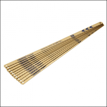 Draper 736/10 Bi-metal Hacksaw Blades, 300mm, 24tpi (Pack of 10) - Code: 19348 - Pack Qty 1