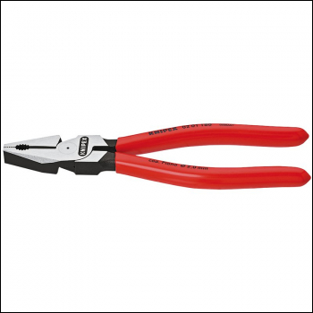 Draper 02 01 180 SB Knipex 02 01 180 SB High Leverage Combination Pliers, 180mm - Code: 19587 - Pack Qty 1