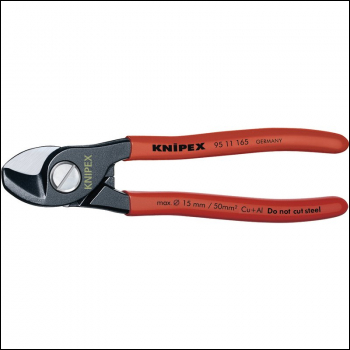 Draper 95 11 165 SBE Knipex 95 11 165 SBE Copper or Aluminium Only Cable Shear, 165mm - Code: 19590 - Pack Qty 1